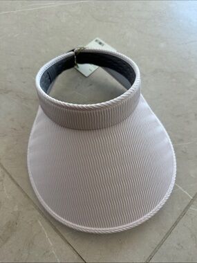 Women's Light Pink Wide Brim Sun Visor